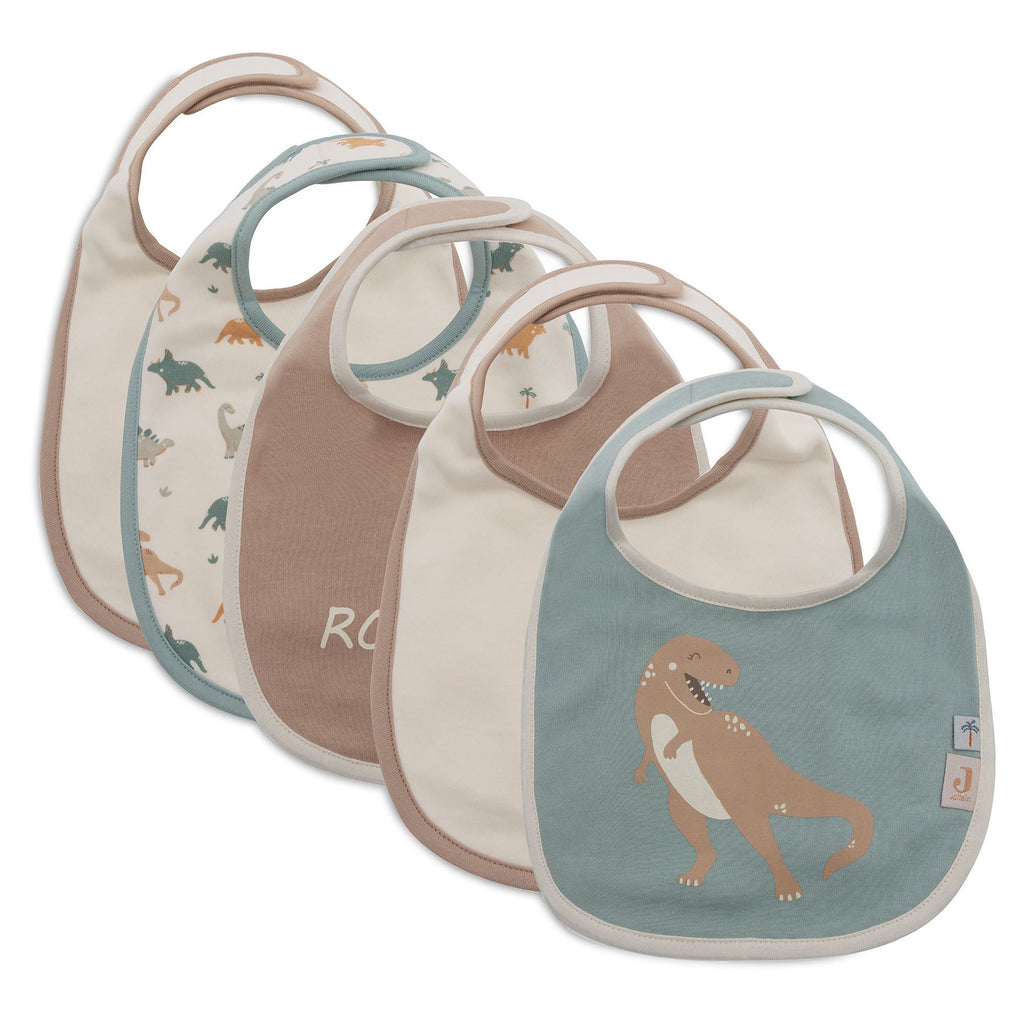 Lot de 5 bavoirs dinosaures Roarsome | Lipouta