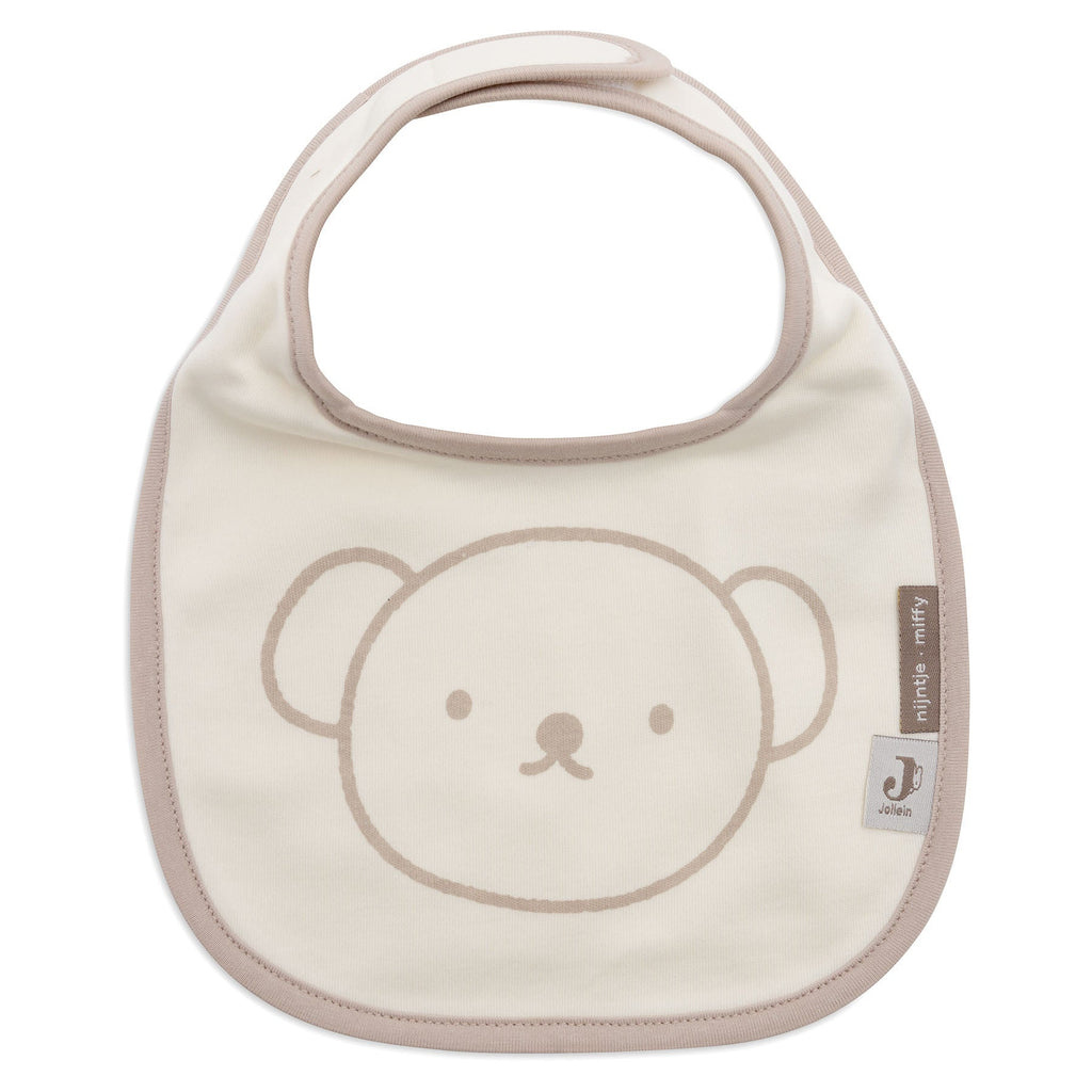 Lot de 5 bavoirs – Miffy & Friends (Ivory & Nougat)