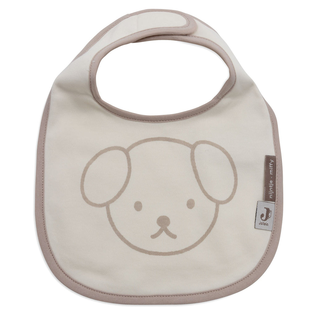 Lot de 5 bavoirs – Miffy & Friends (Ivory & Nougat)