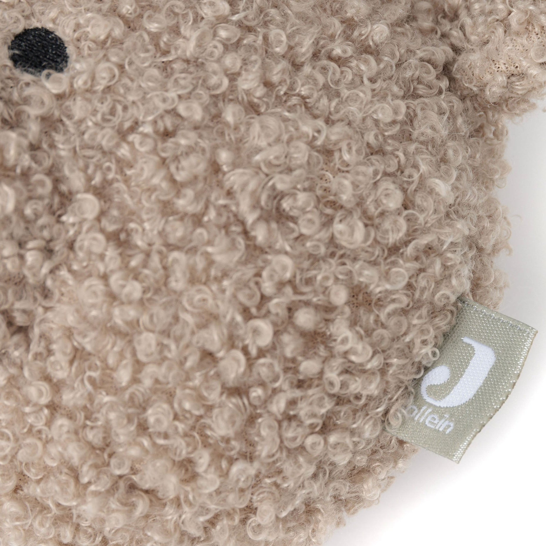Peluche musicale ours bouclé – Naturel – Jollein