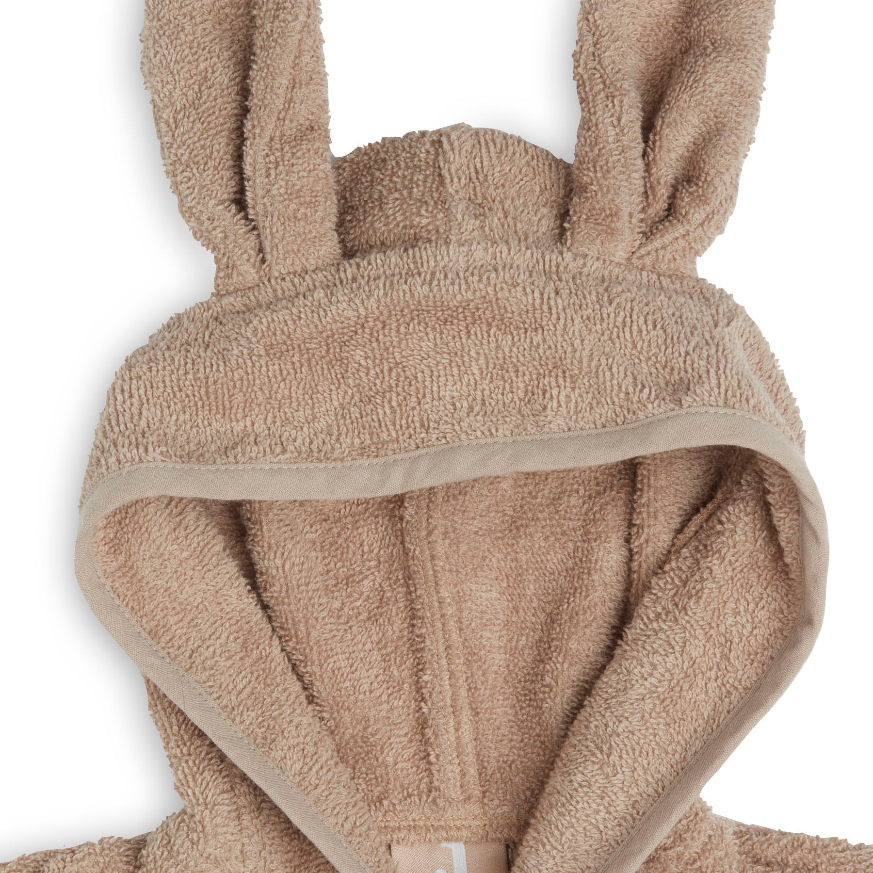 Peignoir enfant doux absorbant – couleur biscuit
