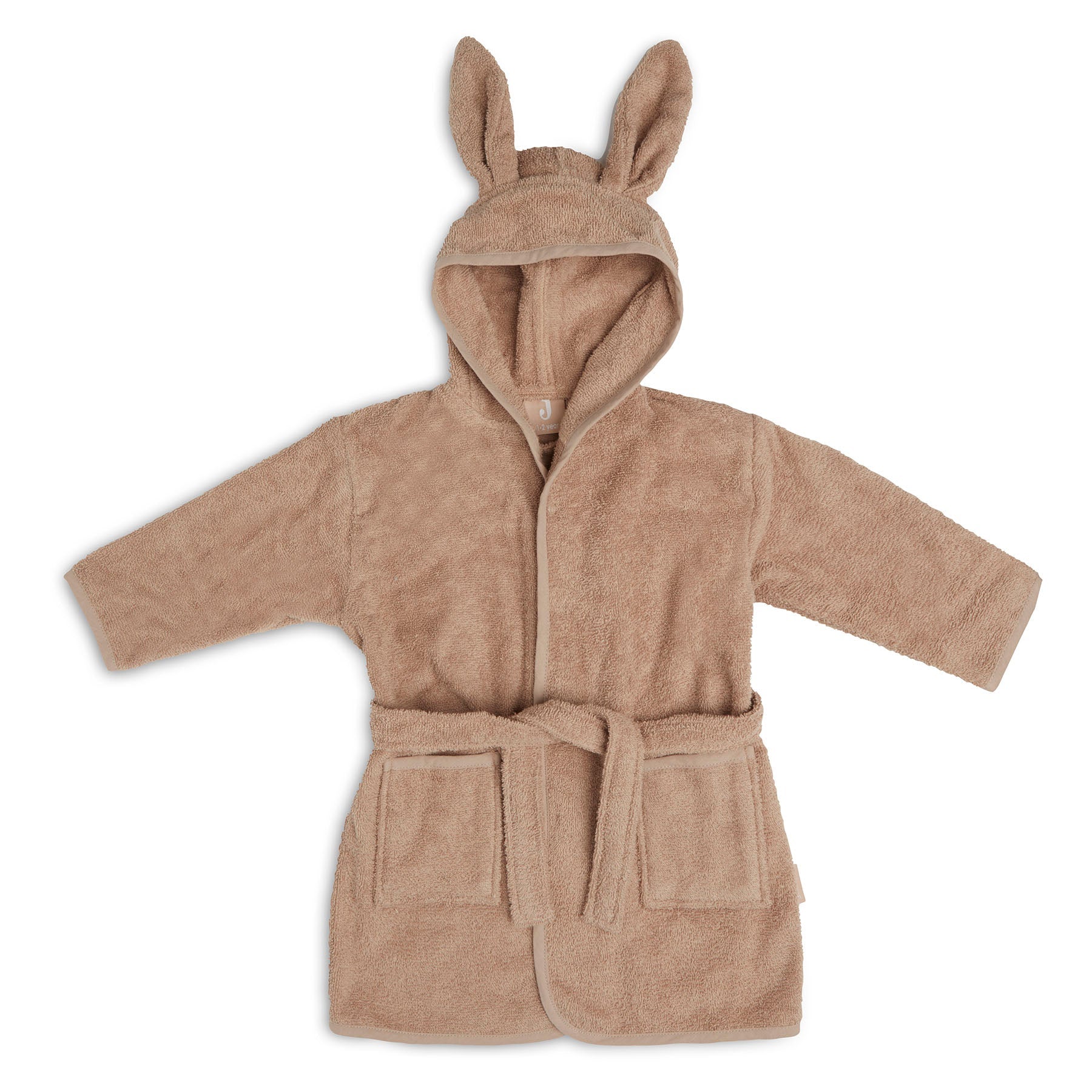 Peignoir bébé coton éponge biscuit avec capuche oreilles