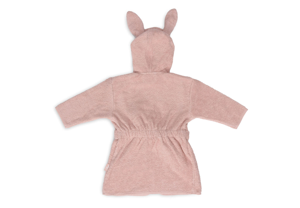Peignoir Bébé Éponge 3_4 ans – Capuche avec Oreilles – Couleur Wild Rose