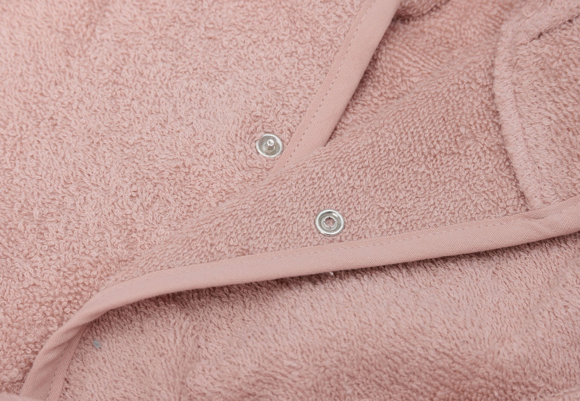 Peignoir Bébé Éponge 3_4 ans – Capuche avec Oreilles – Couleur Wild Rose