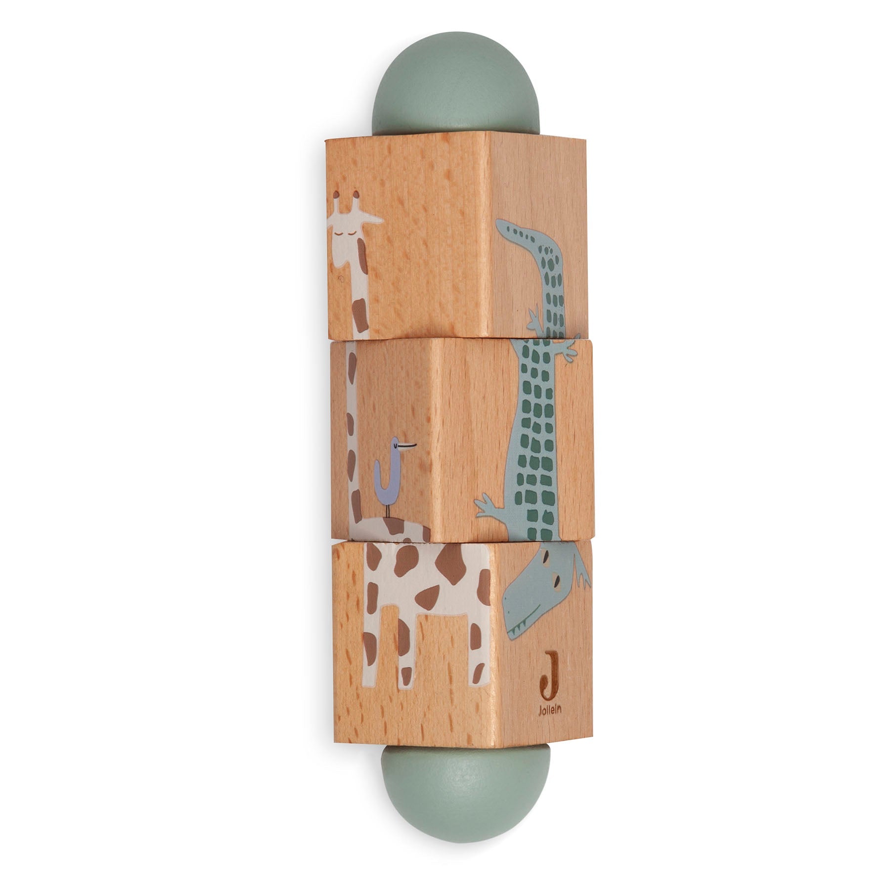 Puzzle bébé en bois Jungle Jambo | Jouet éducatif animaux