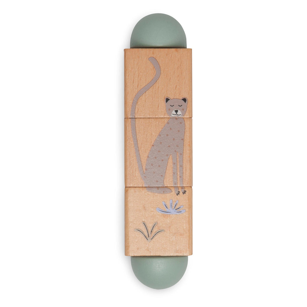 Puzzle bébé en bois Jungle Jambo | Jouet éducatif animaux