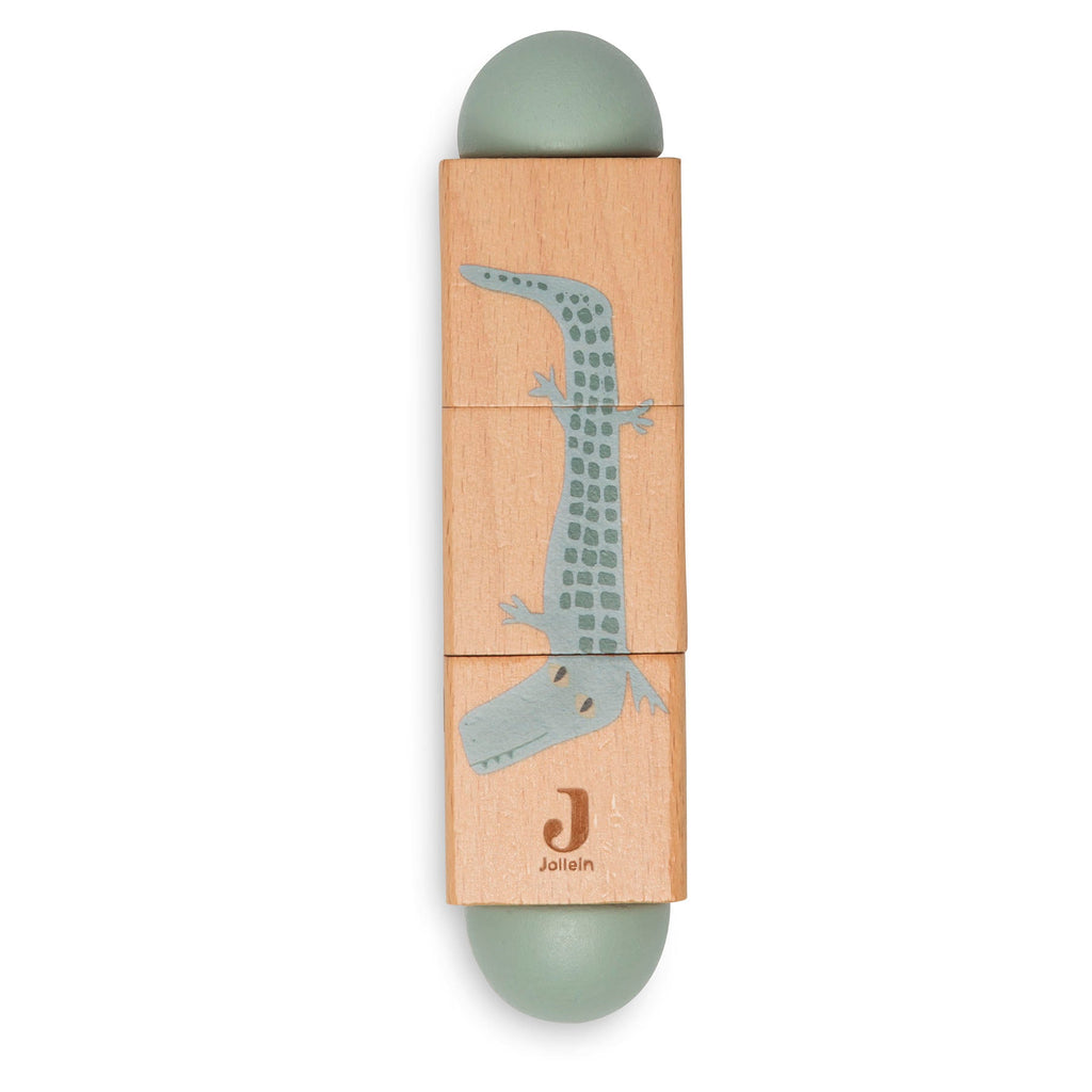 Puzzle bébé en bois Jungle Jambo | Jouet éducatif animaux