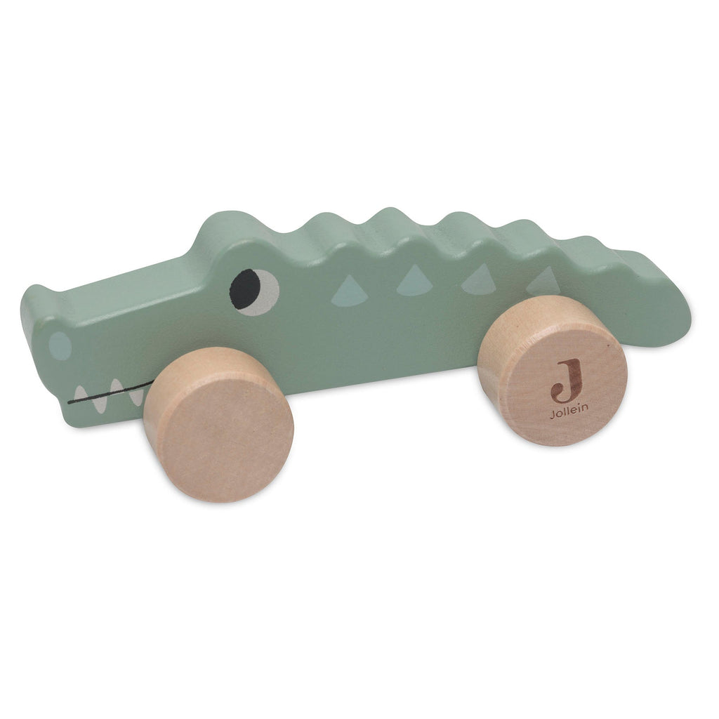 Crocodile en bois à roulettes – Jungle Jambo – Jollein