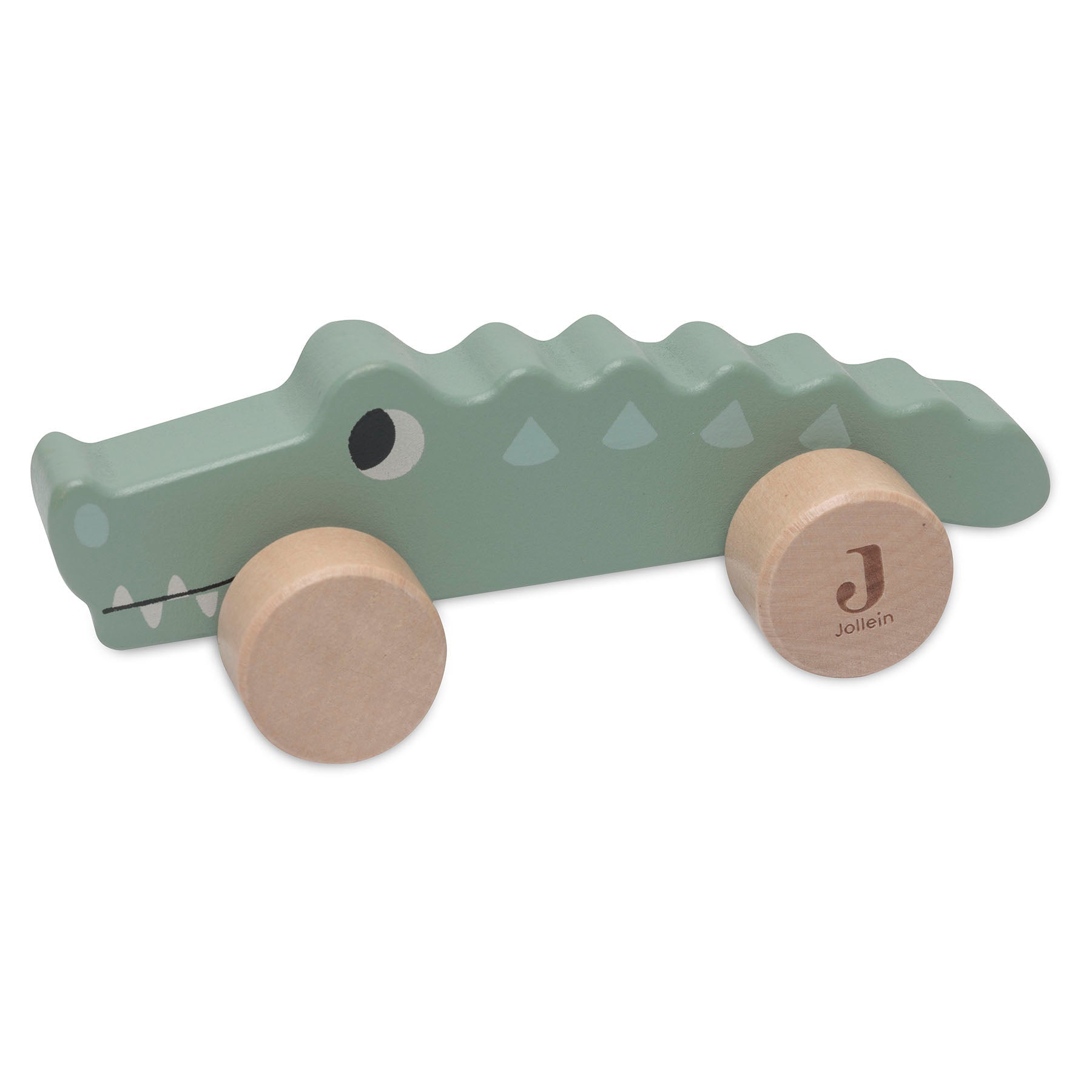 Crocodile en bois à roulettes – Jungle Jambo – Jollein