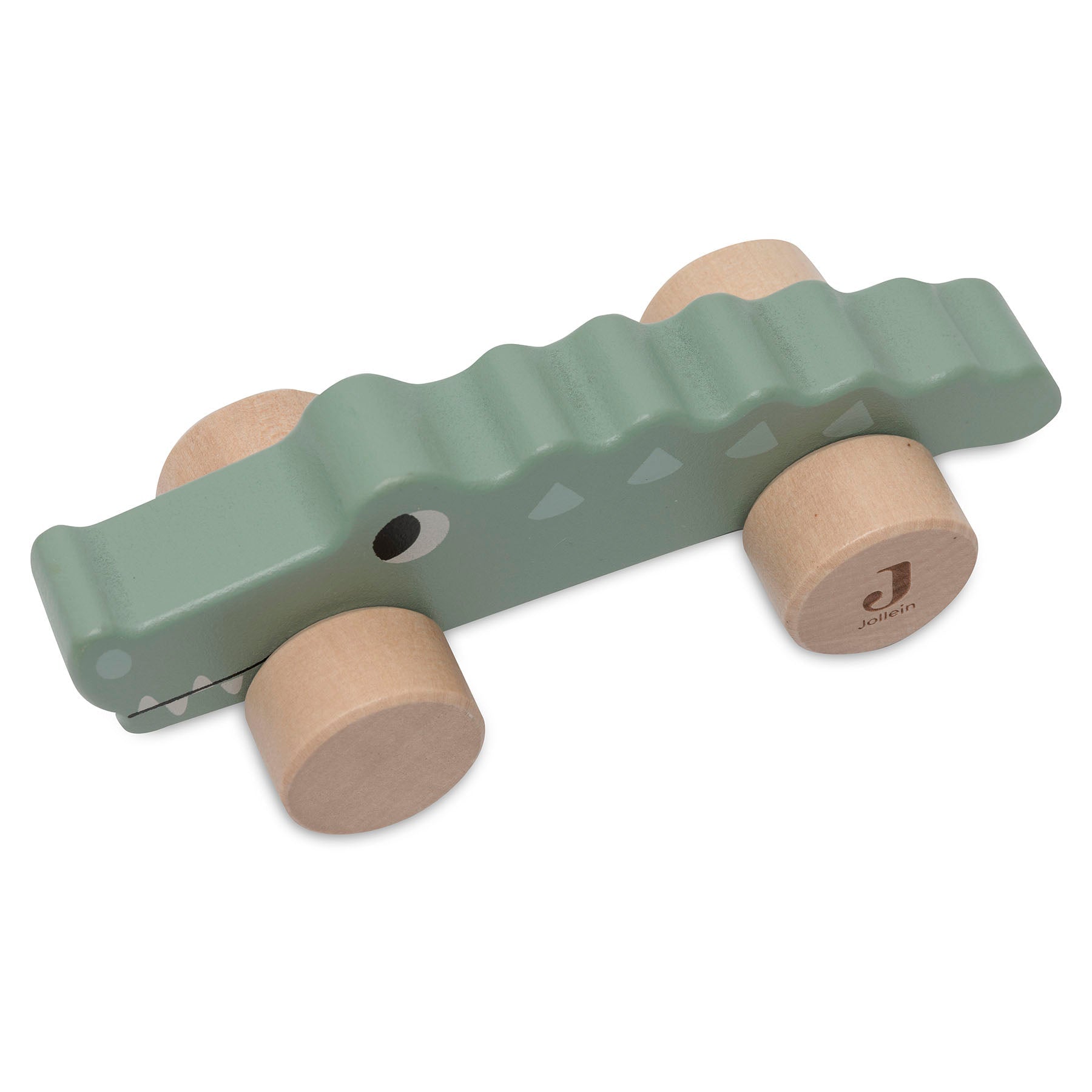 Jouet bébé en bois FSC – Crocodile – dès 1 an