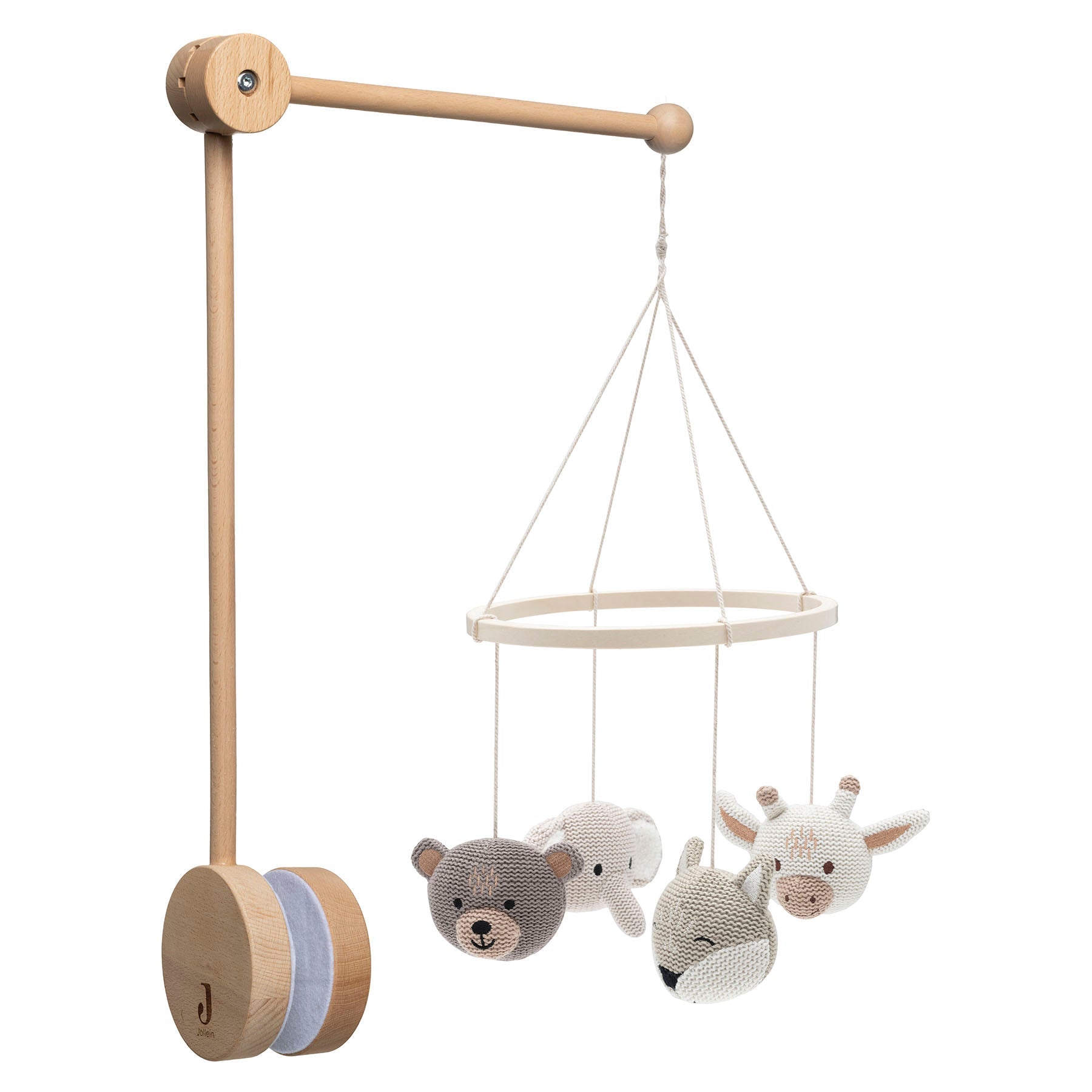 Mobile bébé en bois – animaux Jollein