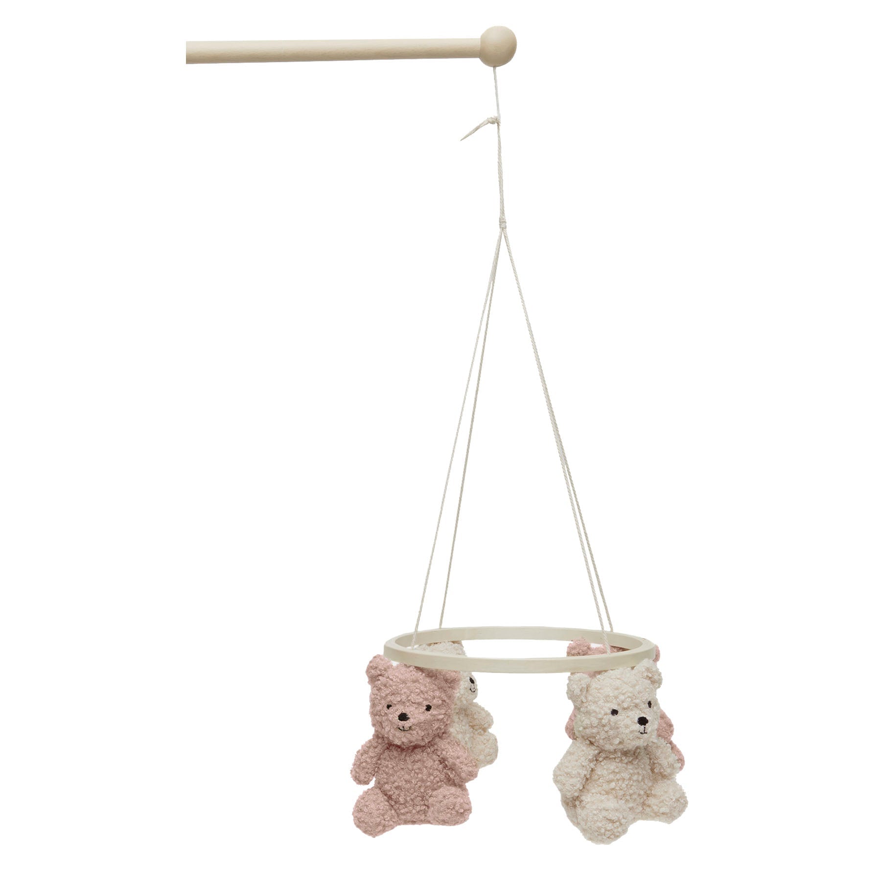 Mobile Bébé – Teddy Bear – Wild Rose / Naturel