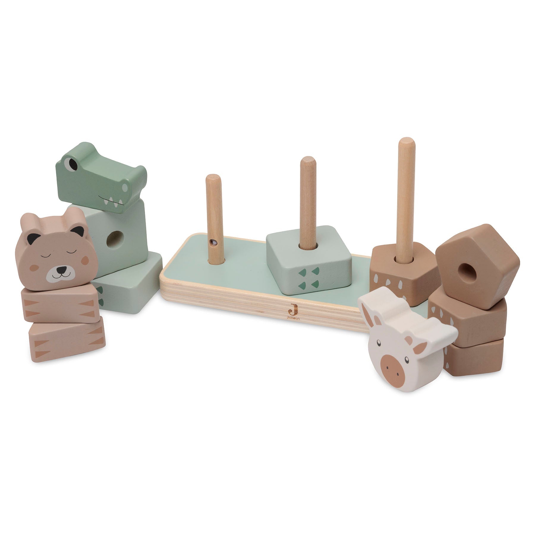 Jouet éducatif en bois durable – Jungle Jambo – Jollein