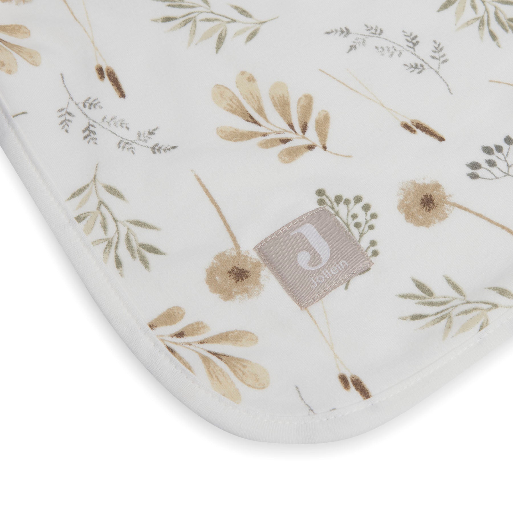 Linge de lit bébé doux et léger – motif fleurs séchées