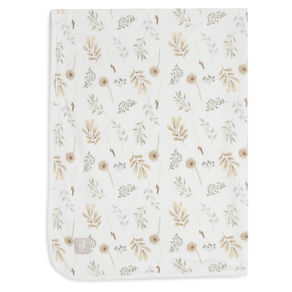 Couverture Berceau Jersey – 75x100 cm – Imprimé Wild Flowers