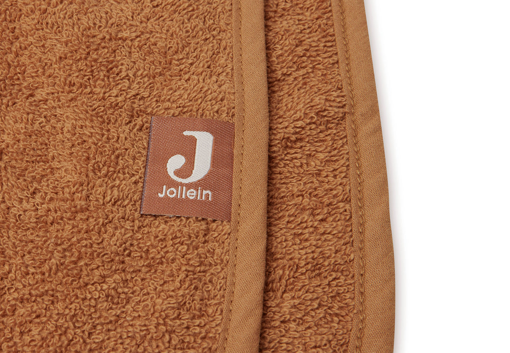 Poncho de Bain Bébé – Capuche – 75x75 cm – Couleur Caramel