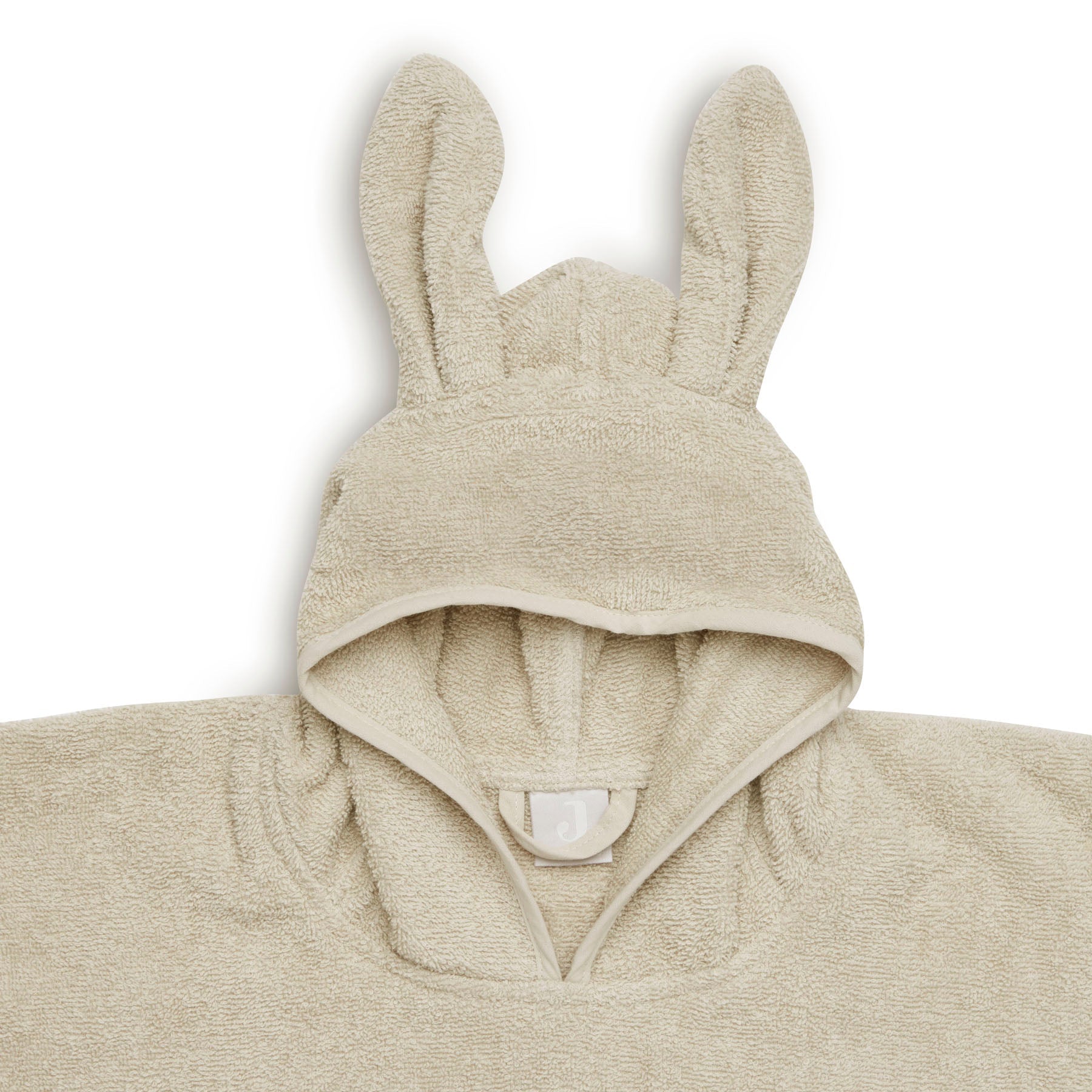 Poncho de bain bébé 75x75 cm – couleur nougat
