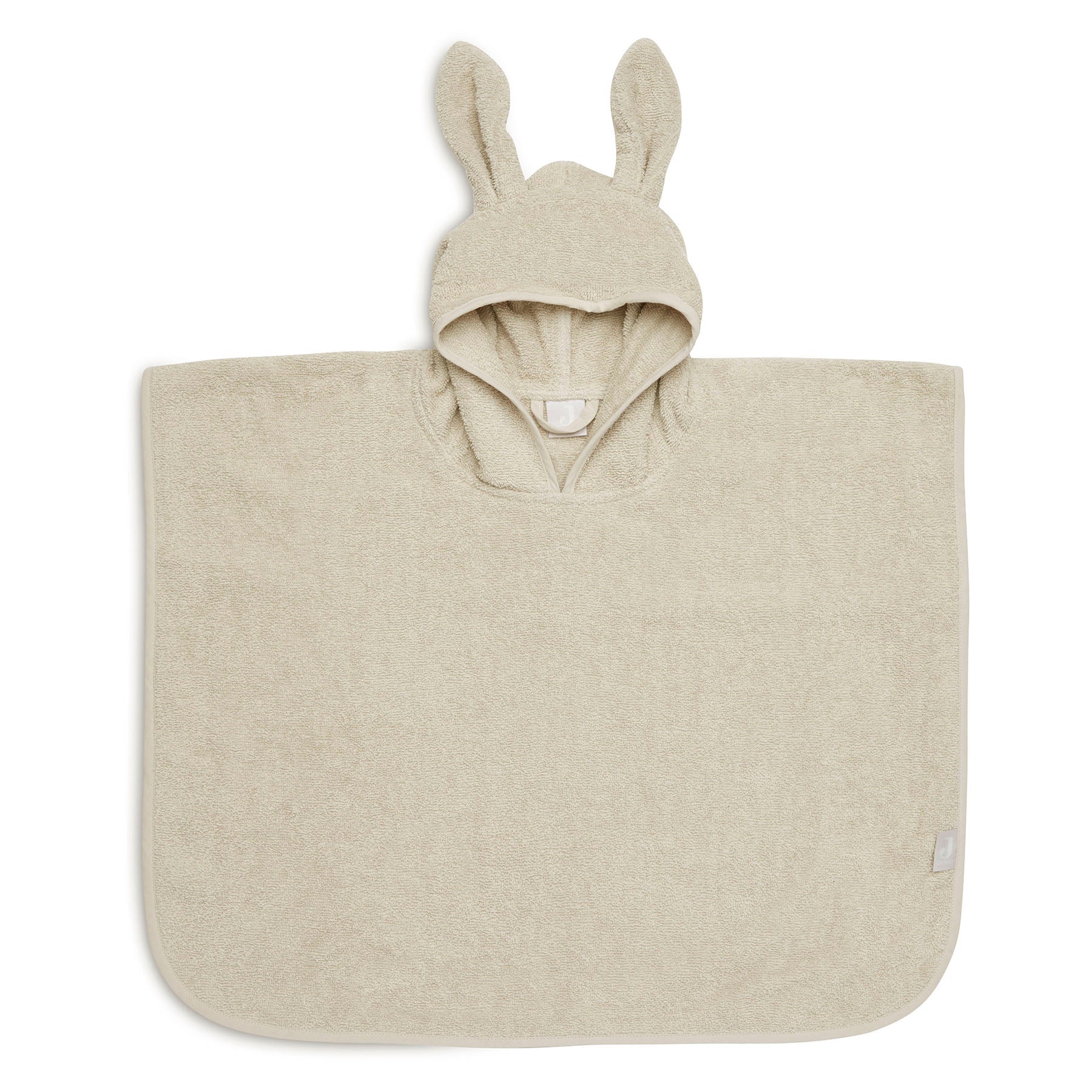 Poncho de bain bébé 75x75 cm – couleur nougat
