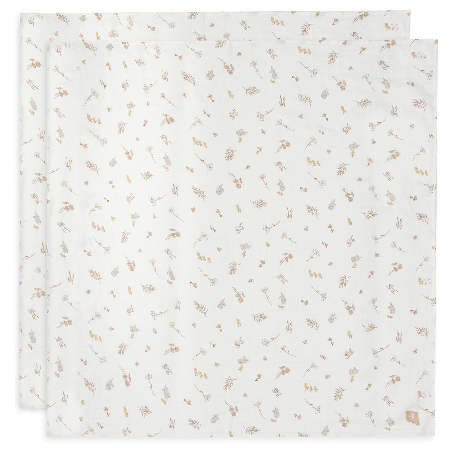 Langes gaze de coton bébé 115x115 – Riverside – Lot de 2