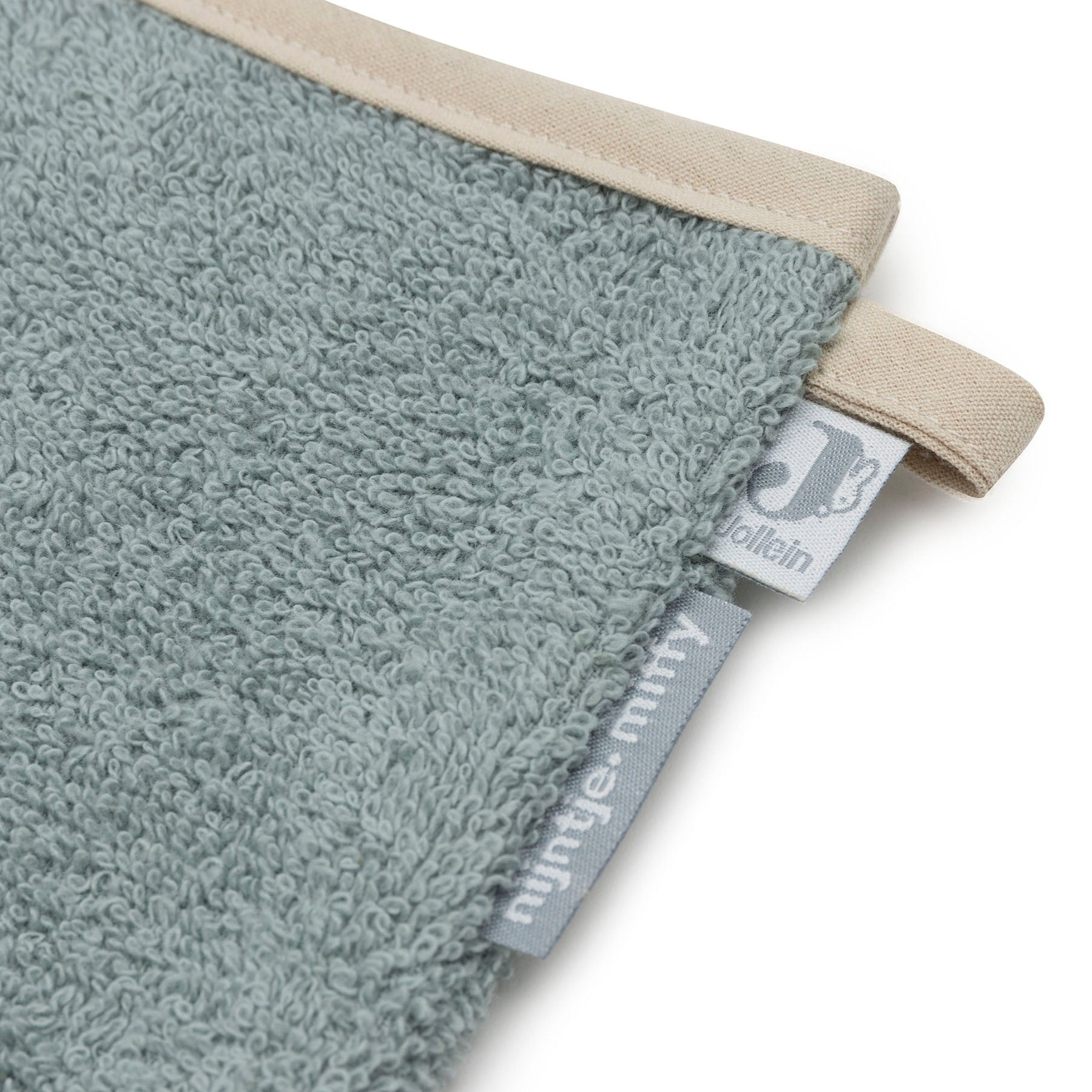 Gant de toilette bébé Boris – Sea Green | Lipouta