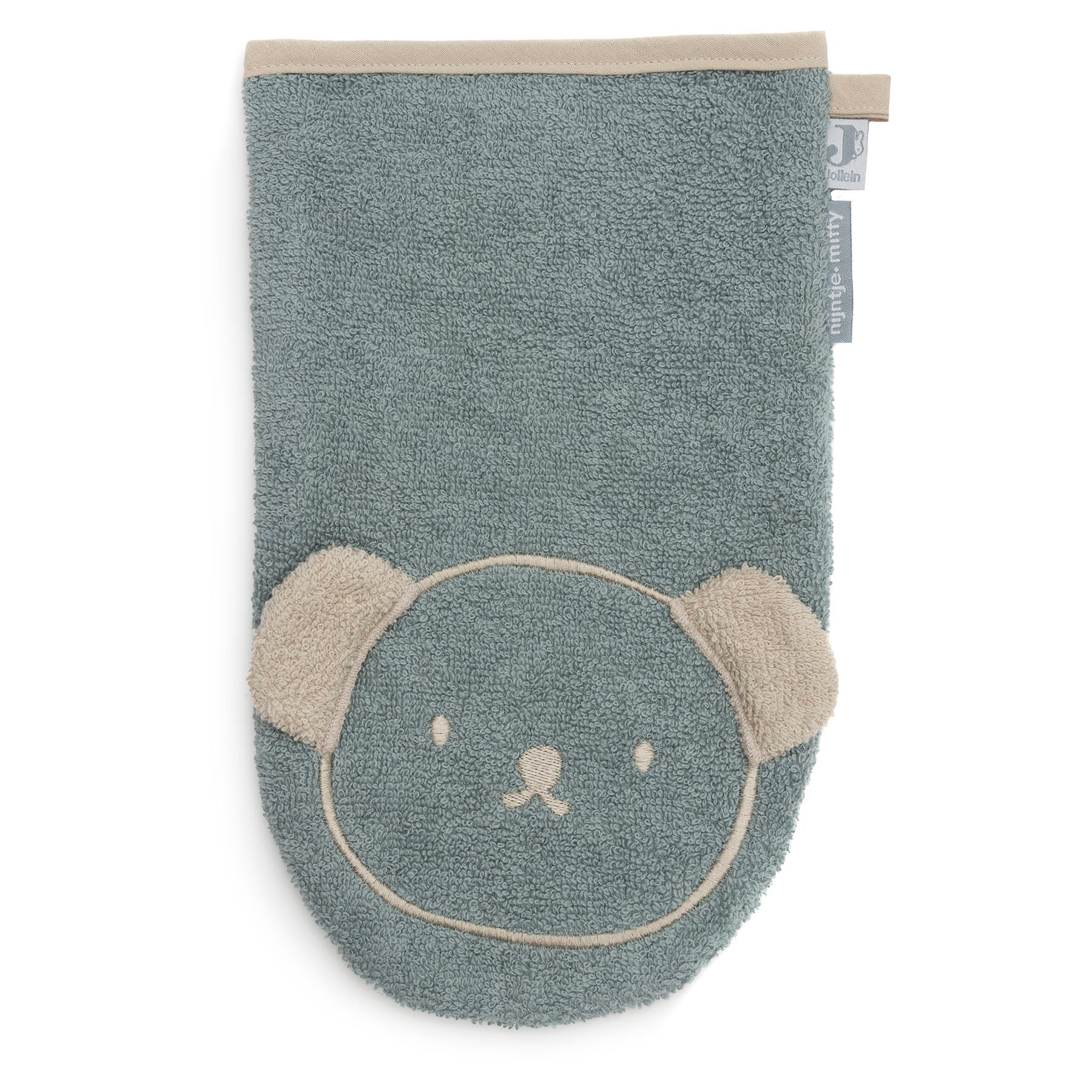 Gant de toilette bébé Boris – Sea Green | Lipouta