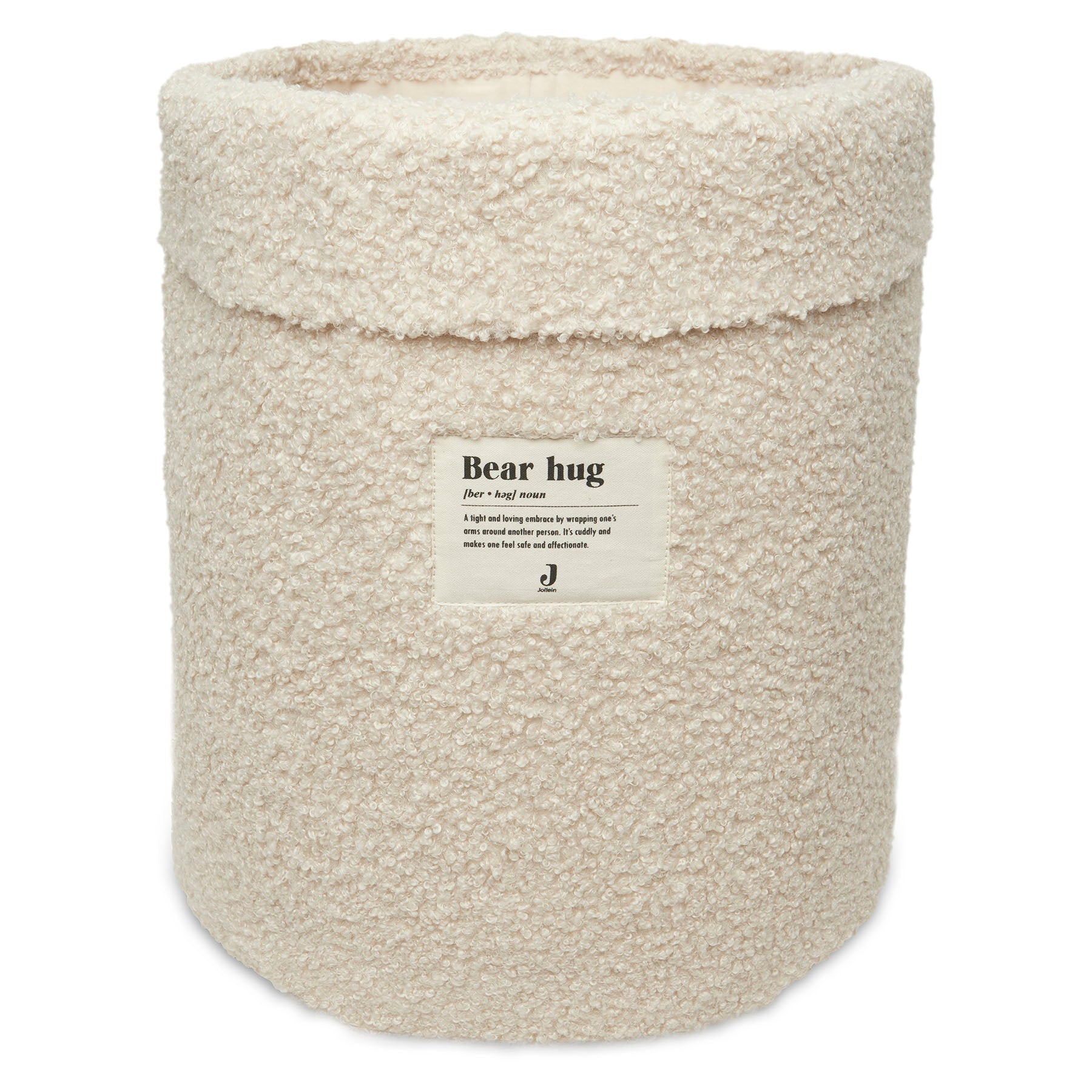 Panier de rangement Bouclé crème – Doux et pratique pour bébé