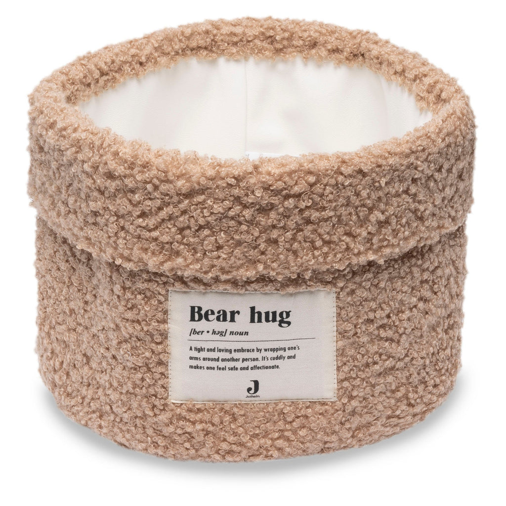 Panier de Rangement Bouclé – Biscuit | Jollein