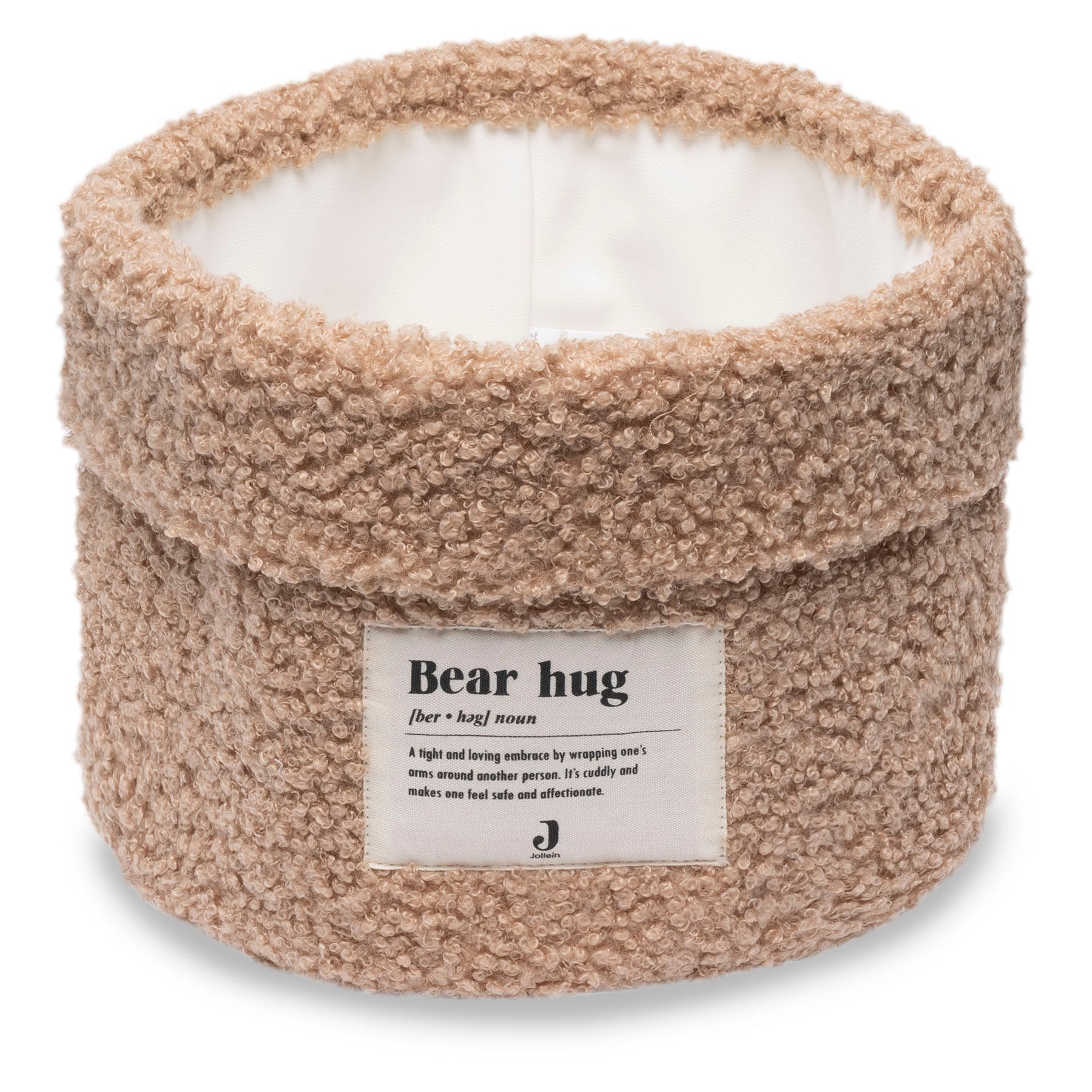 Panier de Rangement Bouclé – Biscuit | Jollein