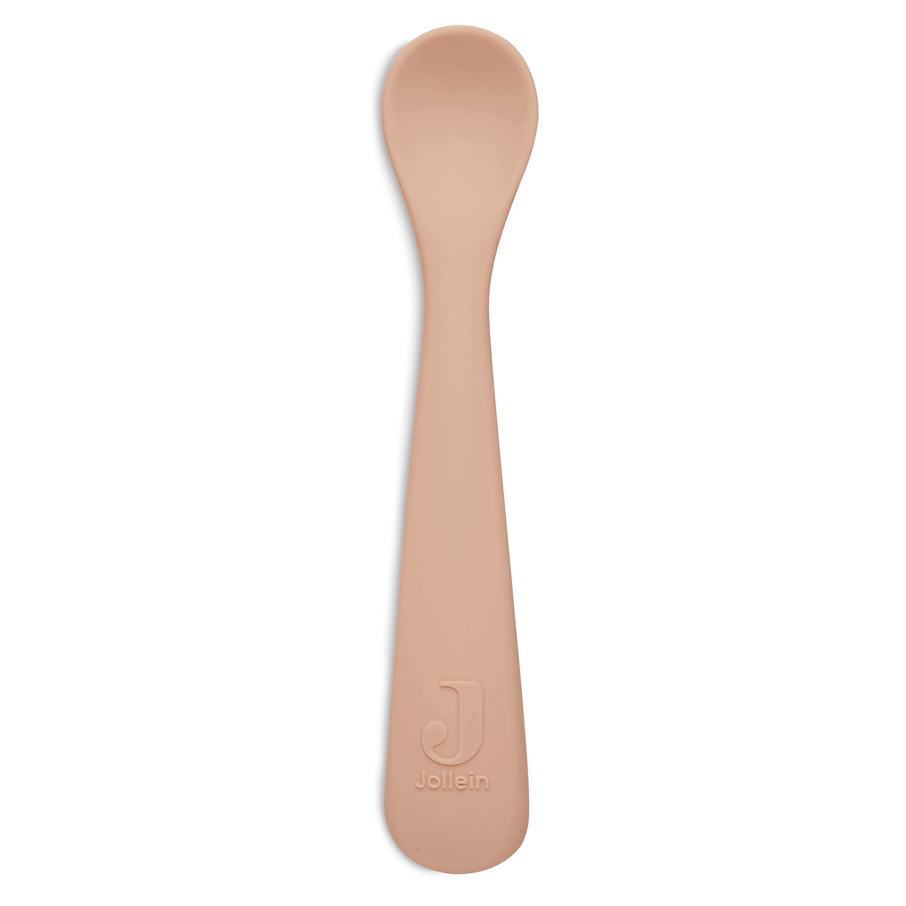Cuillères bébé en silicone souple - lot de 2 - couleur rose