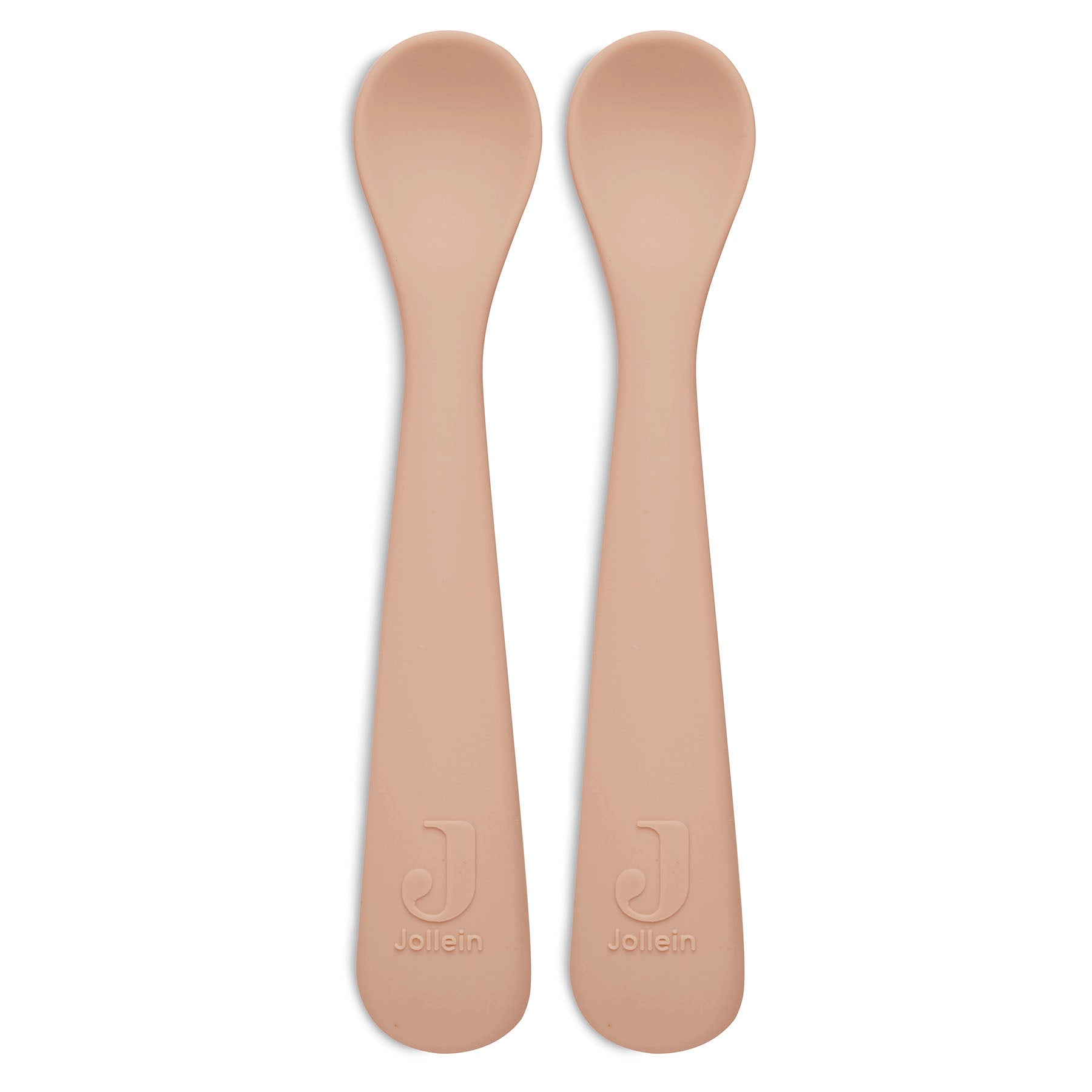 Set repas bébé silicone avec assiette à ventouse - couleur rose