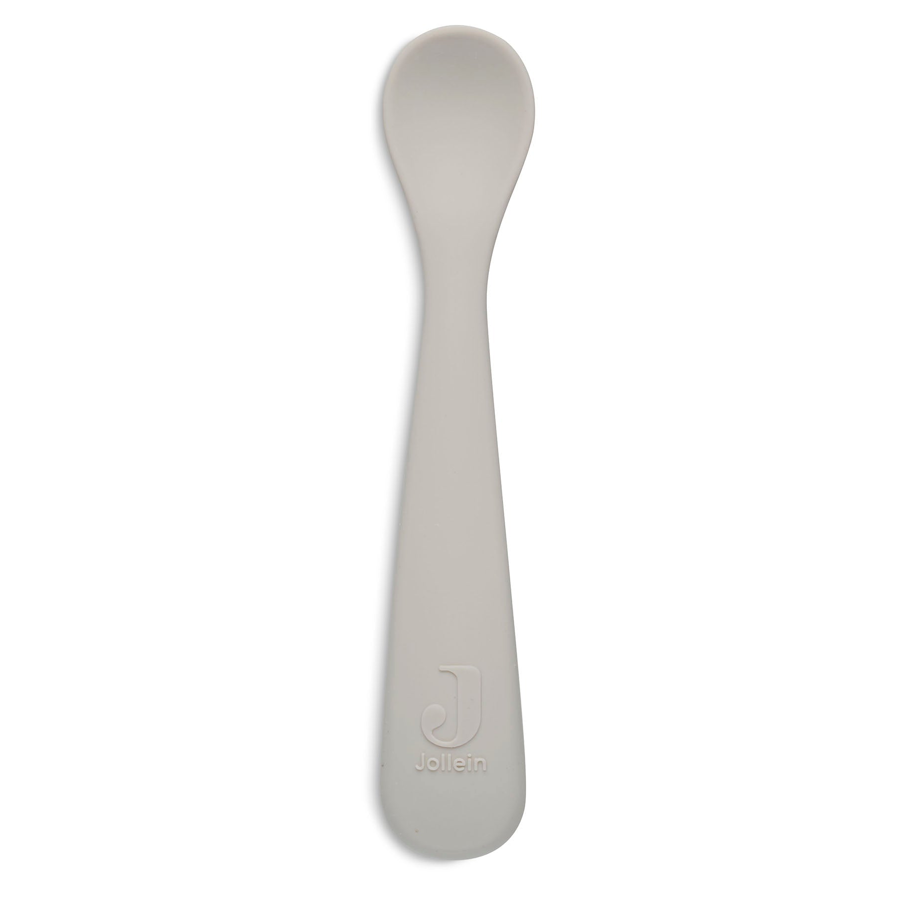 Set repas bébé silicone avec assiette à ventouse - couleur nougat