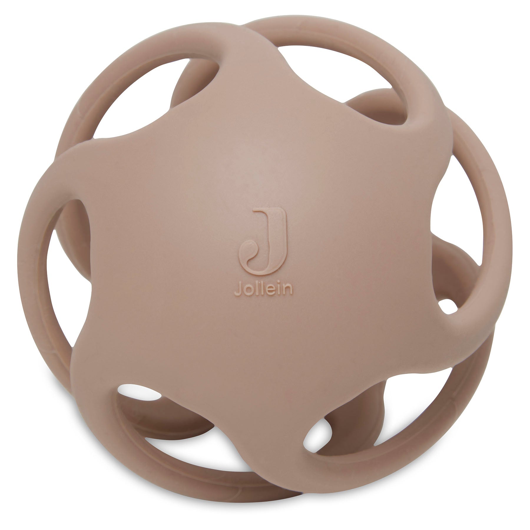 Anneau de Dentition Balle en Silicone Ø9,5 cm – Couleur Nougat | Jollein