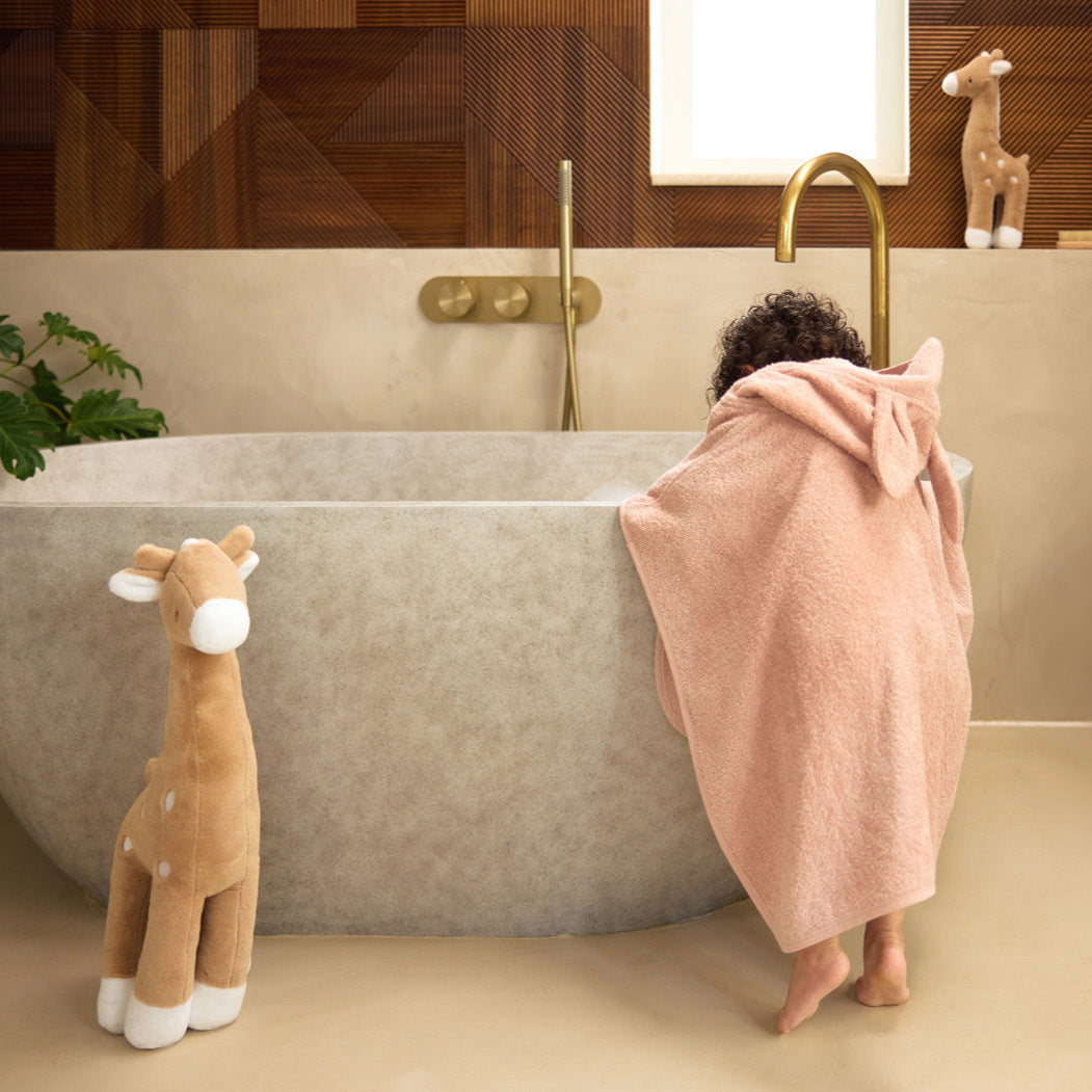 Poncho de Bain Éponge – Wild Rose – Jollein