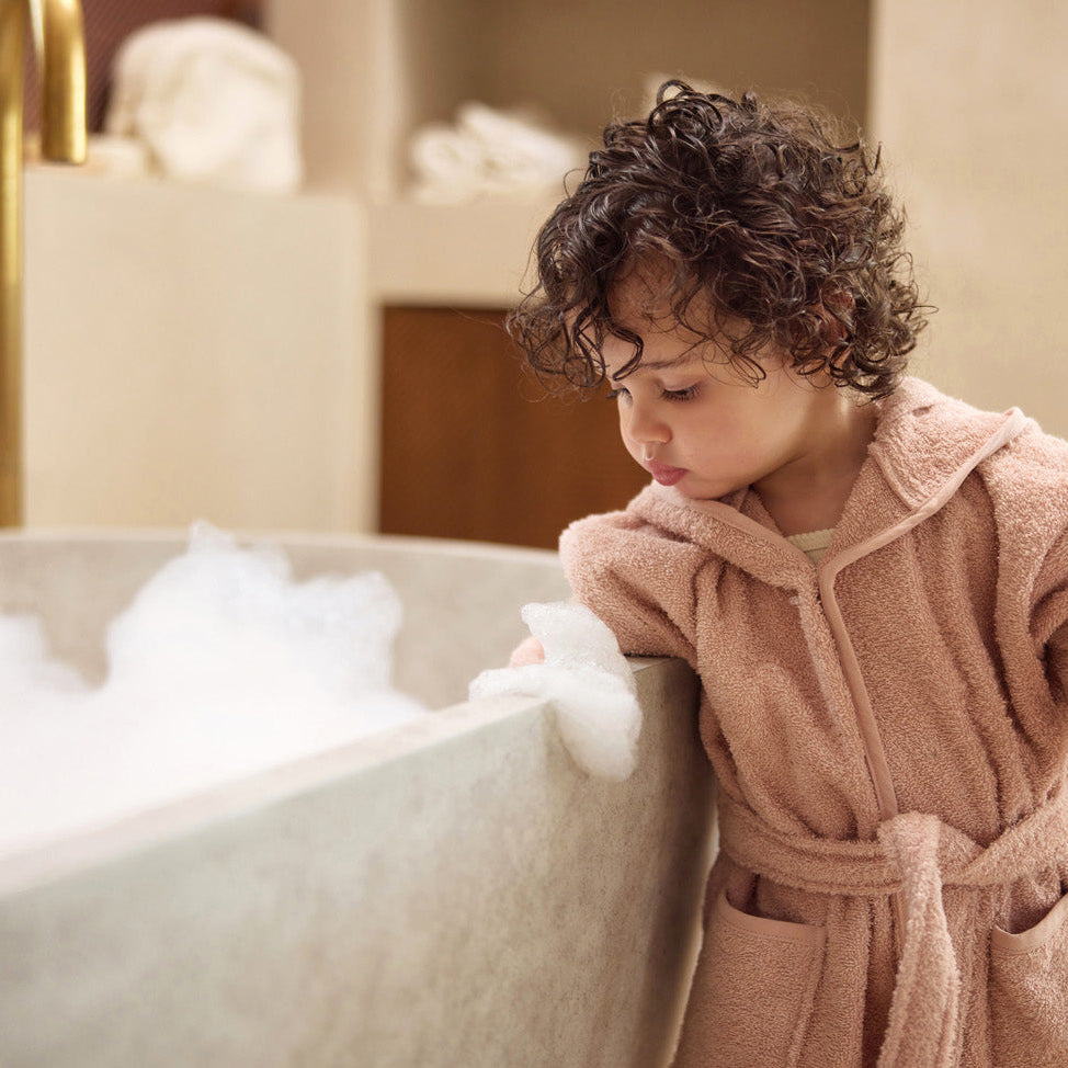 Sortie de bain bébé fille – 1 à 2 ans – capuche oreilles
