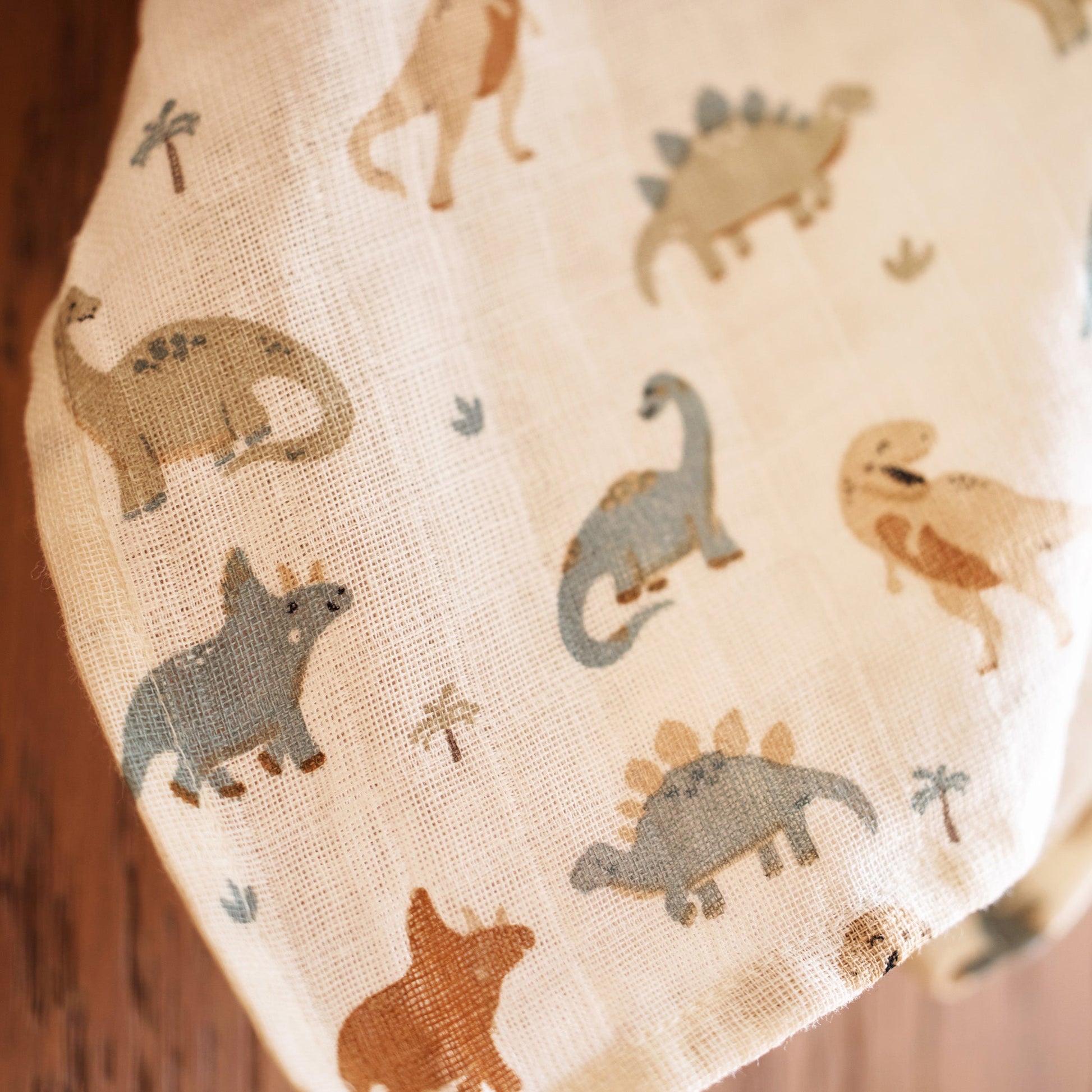 Langes en gaze de coton – Roarsome (lot de 2, 115x115 cm)