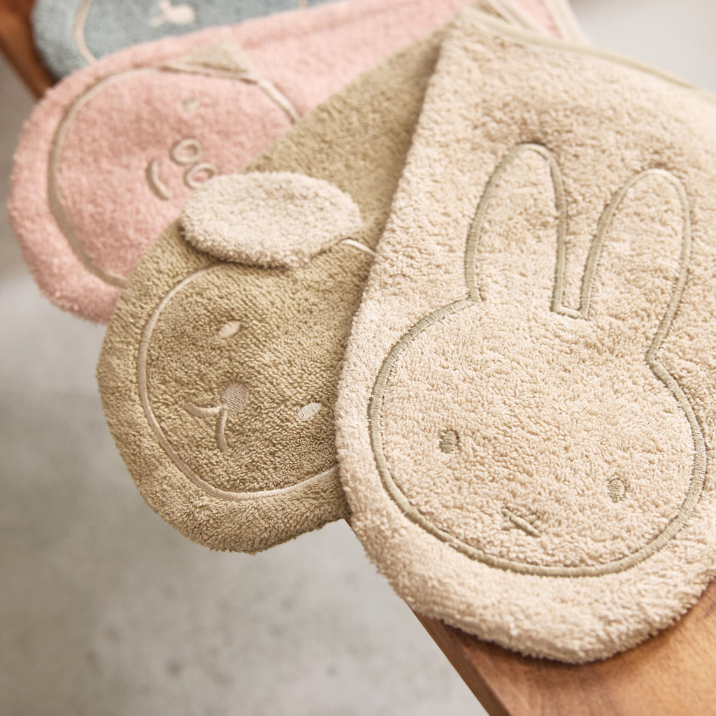 Gant de toilette bébé – Snuffy (éponge Olive Green)