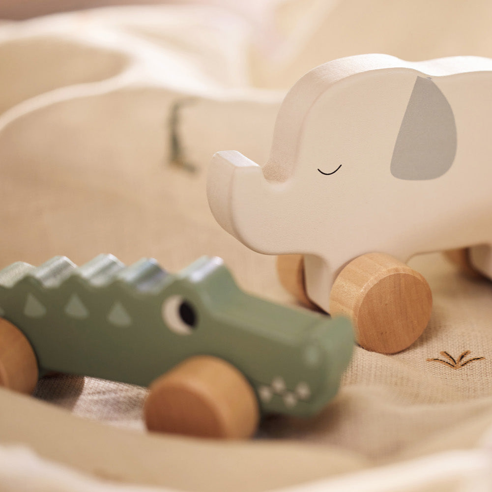 Cadeau bébé original – jouet à tirer ou pousser