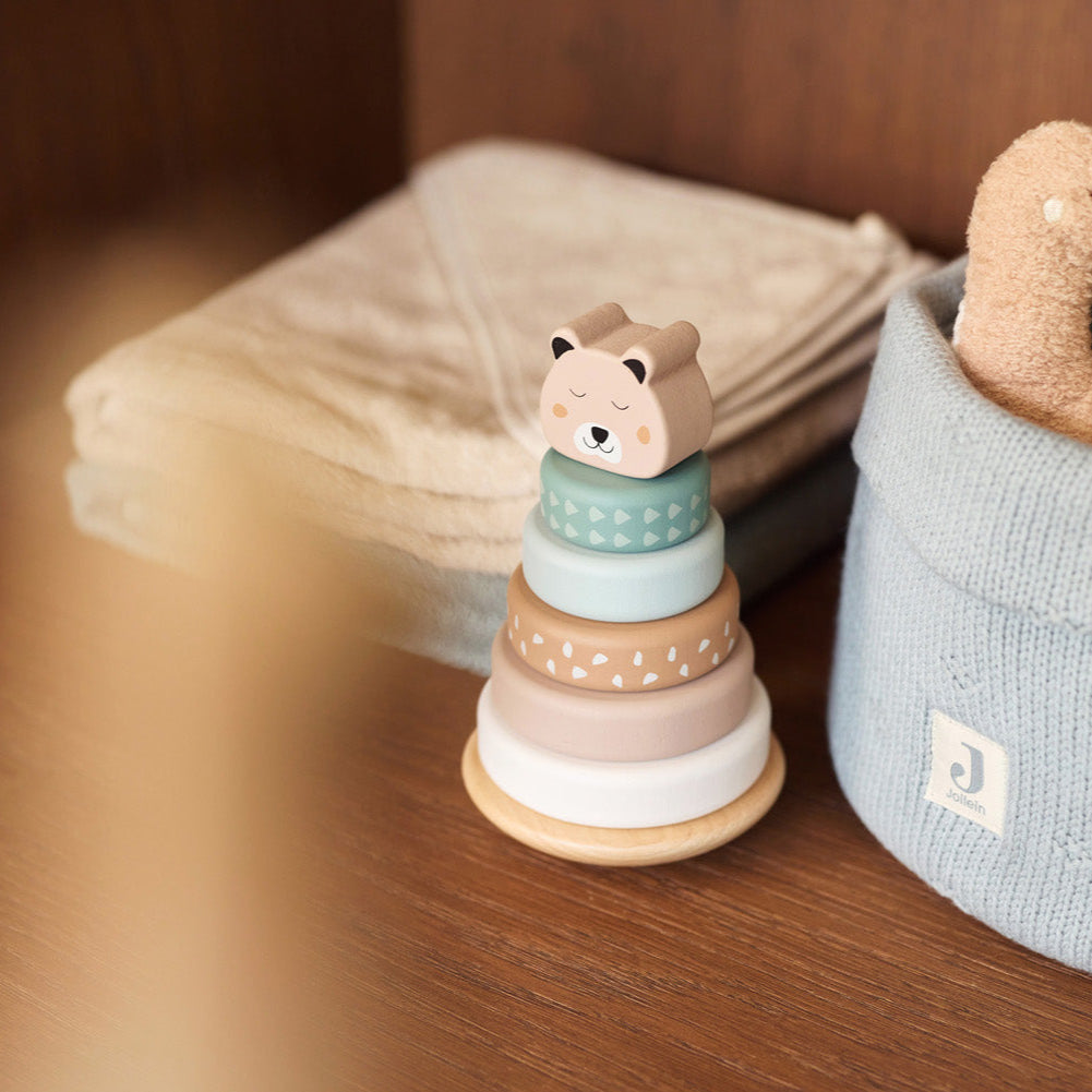 Jouet bébé cheetah FSC – empileur 6 pièces