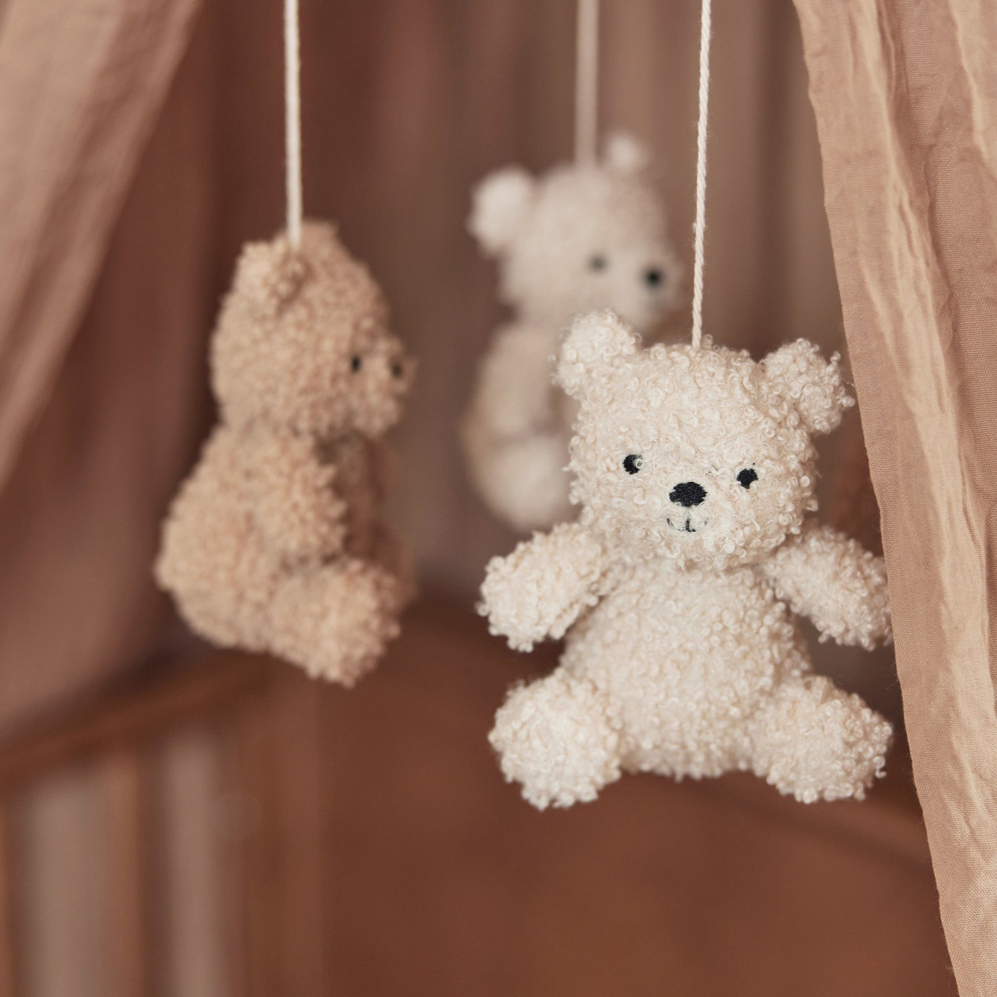 Mobile Bébé – Teddy Bear – Wild Rose / Naturel