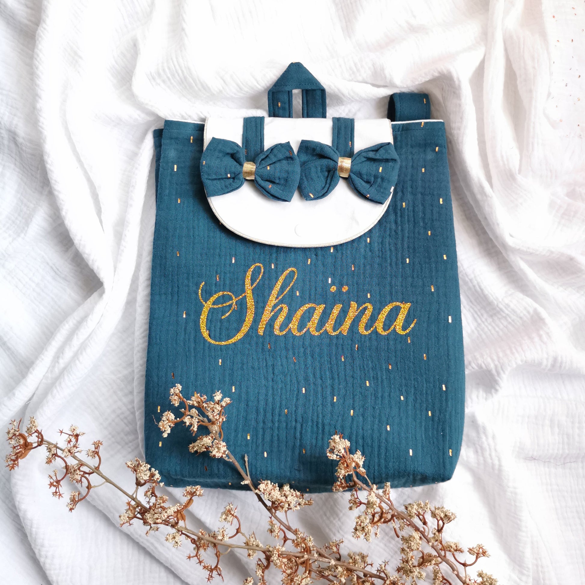 Sac à dos personnalisé pour maternelle, crèche ou nounou – Fait main