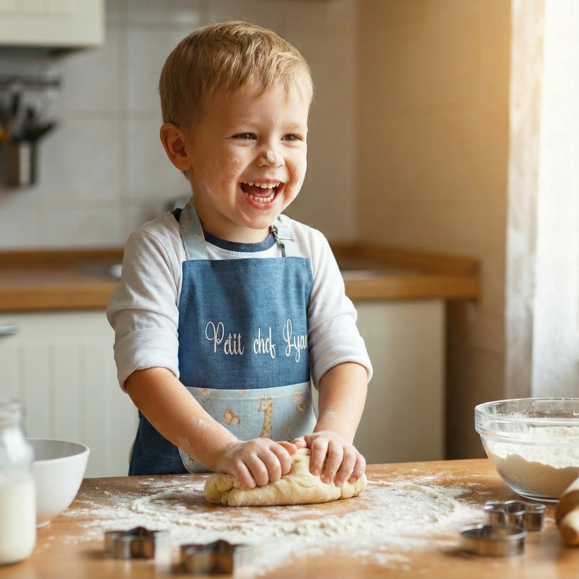Tablier Enfant à personnaliser Fait main et Unique