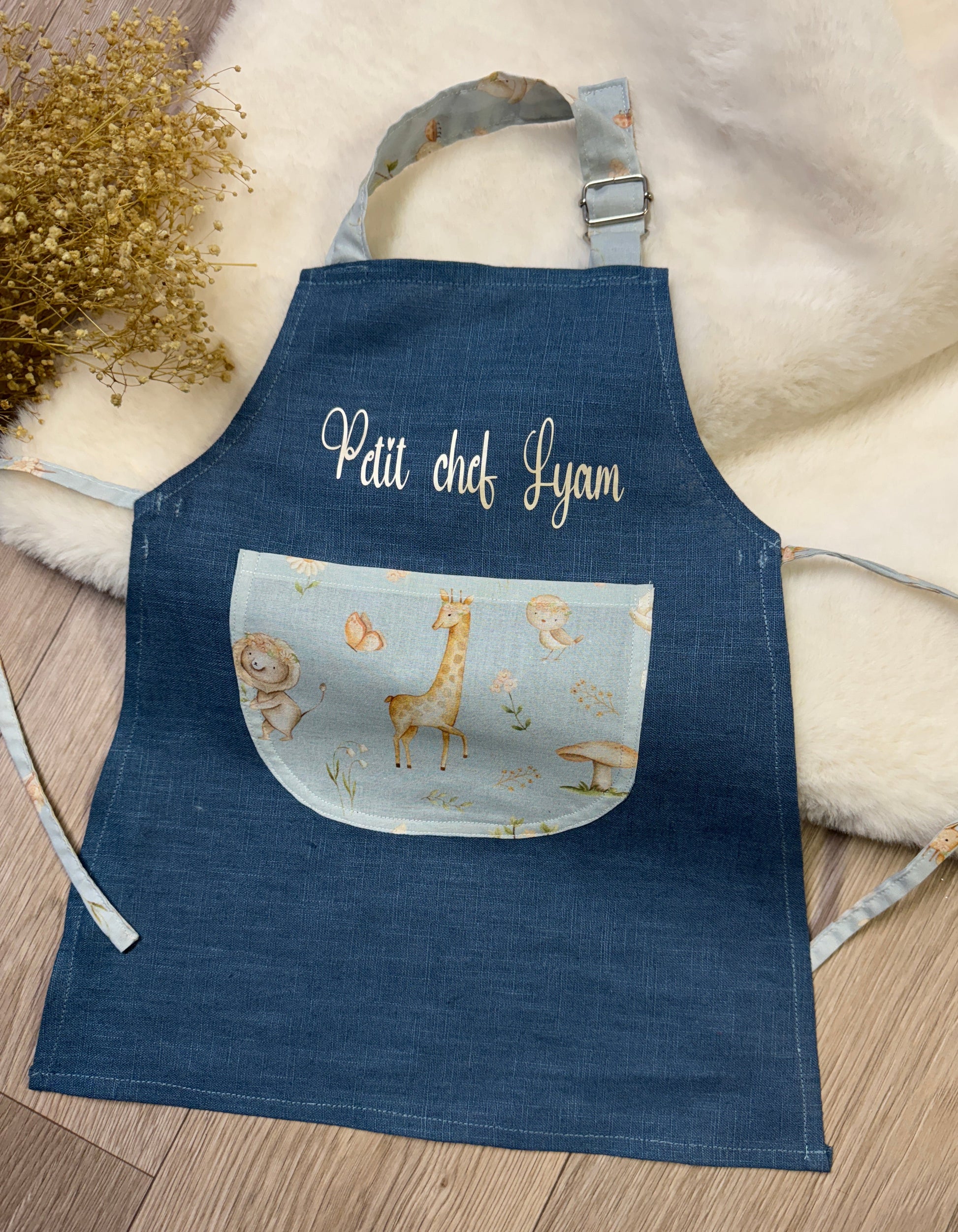 Tablier Enfant à personnaliser Fait main et Unique